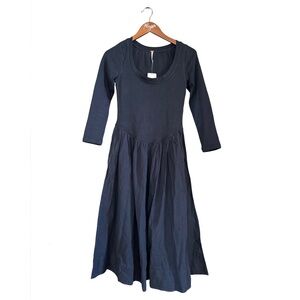 Free People Aelia Drop Waist Midi Dress